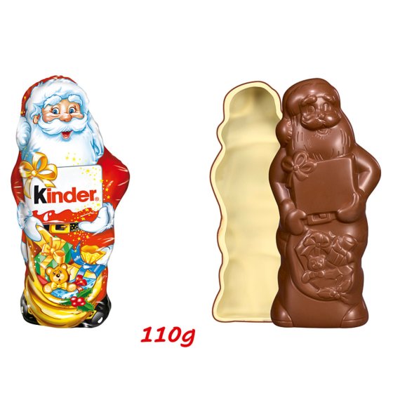 Kinder Schokolade Weihnachtsmann aus Vollmilchschokolade 110g 6er Pack 