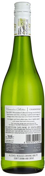 KWV Chardonnay Western Cape trocken mit weiche Chardonnay Note 750ml 