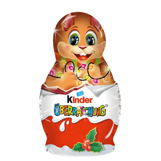 kinder Schokolade kleine Weihnachts Hohlfigur mit Überraschung 36g 