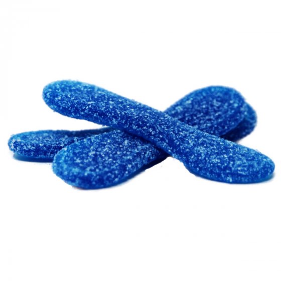 Fruchtgummi saure blaue Tongen ohne Gelatine mit Pektin 175g