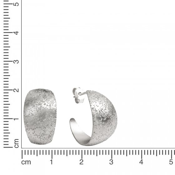 Ohrring 925 Silber diamantiert 