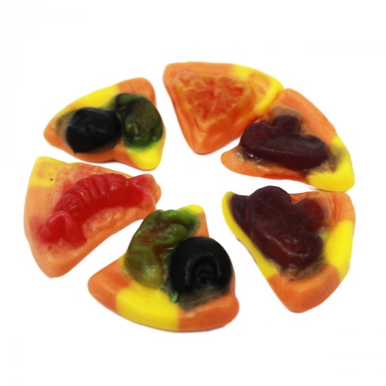 Fruchtgummi Pizzastücke Pizzascheiben Pizzaecken fruchtig süß 300g