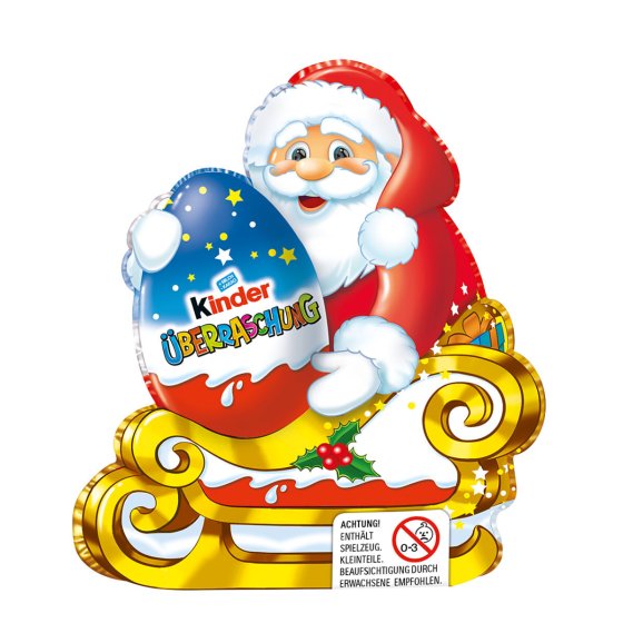 kinder Schokolade Weihnachtsmann Hohlfigur mit Überraschung 75g 