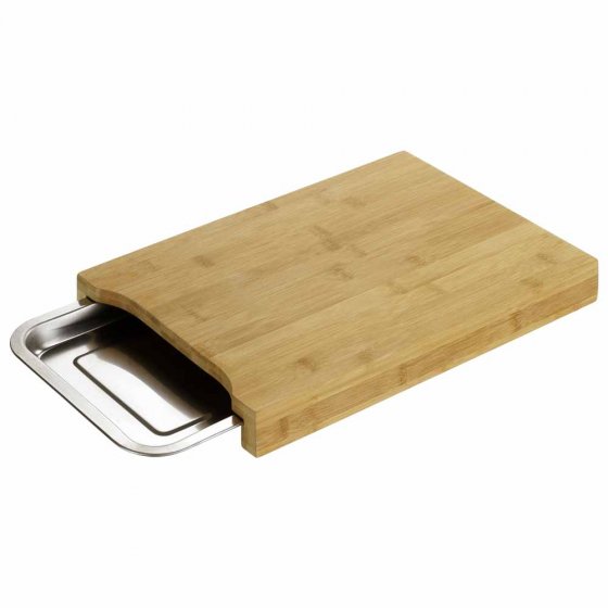 Schneidebrett mit Abfallschale 