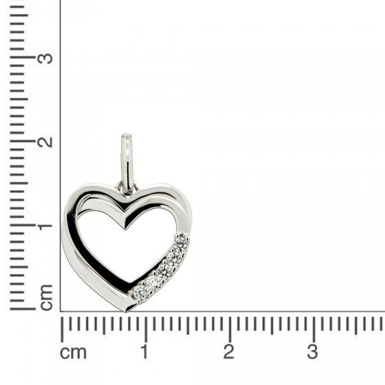 Anhänger 585 Gold 5x Brillant zus. 0,10ct. 