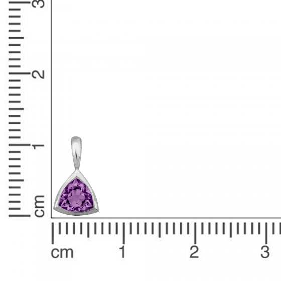 Anhänger 585 Gold mit echtem Amethyst 