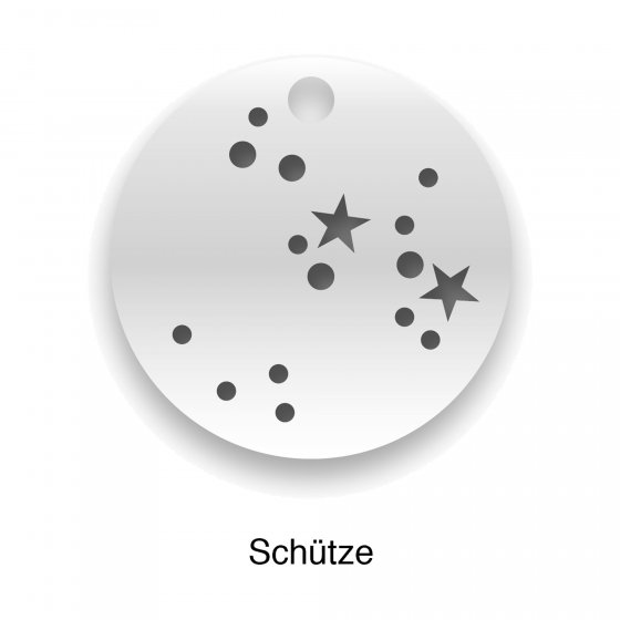 Armband 925 Sterling Silber Glänzend 19cm Schütze 