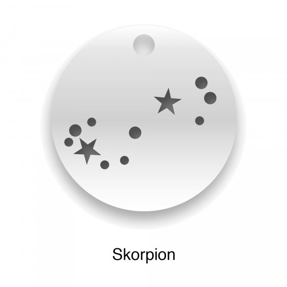 Armband 925 Sterling Silber Glänzend 19cm Skorpion 