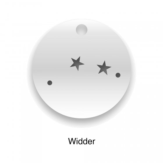 Armband 925 Sterling Silber Glänzend 19cm Widder 