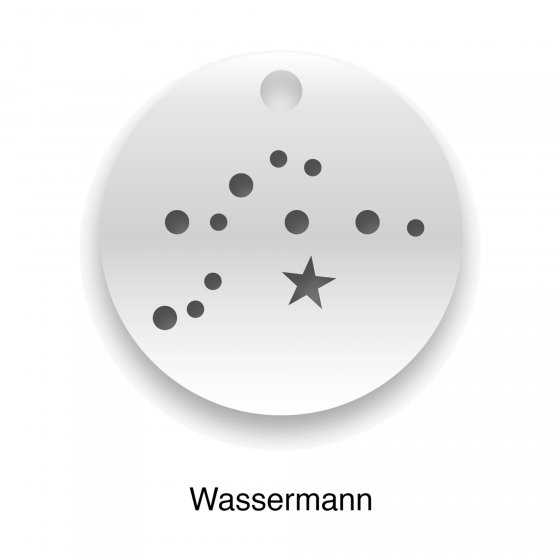 Armband 925 Sterling Silber Glänzend 19cm Wassermann 