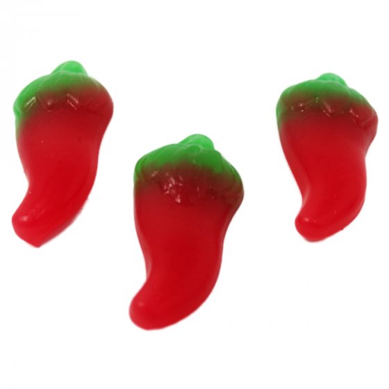 Fruchtgummi Hot Chili Schoten mittelscharfes Fruchtgummi 175g 