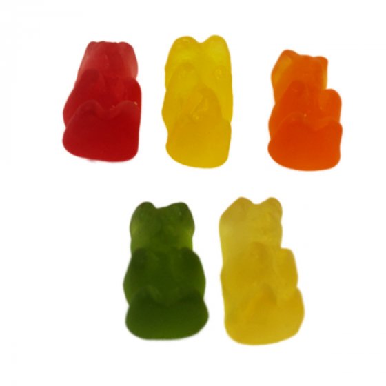 Fruchtgummi Teddy Bären süß fruchtig in verschiedene Farben Halal 300g