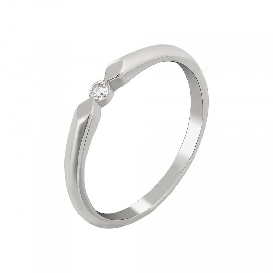 Ring 925 Silber rhodiniert mit Zirkonia 