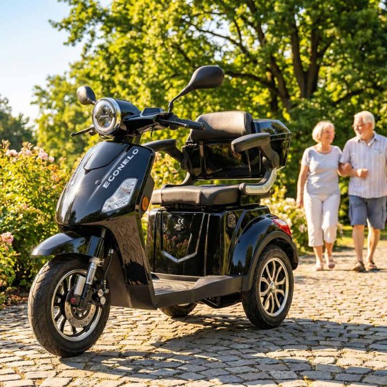 E-Mobil YOGI-IQ, 3-Rad Blei-Akku Schwarz
