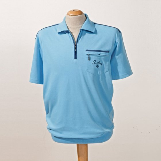 Her.Komfort Poloshirt,Aqua,3XL 