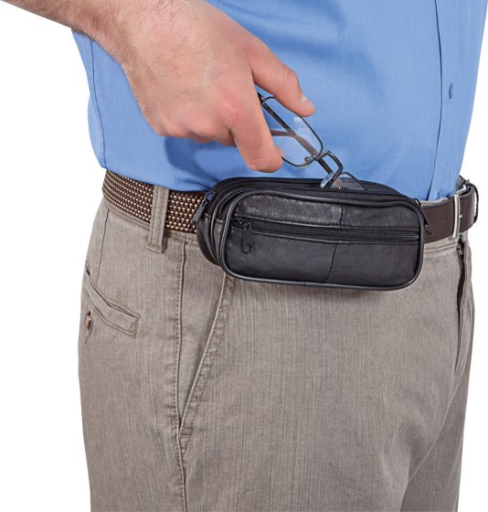 Gürteltasche aus Lammleder
