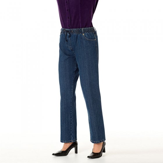 Jeans mit elastischem Bund 