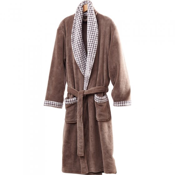 Bademantel a.C.Fleece,beig,L L | Beige