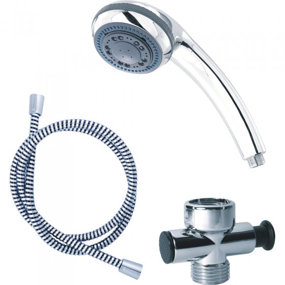 Massage-Duschset mit Wasserstopp