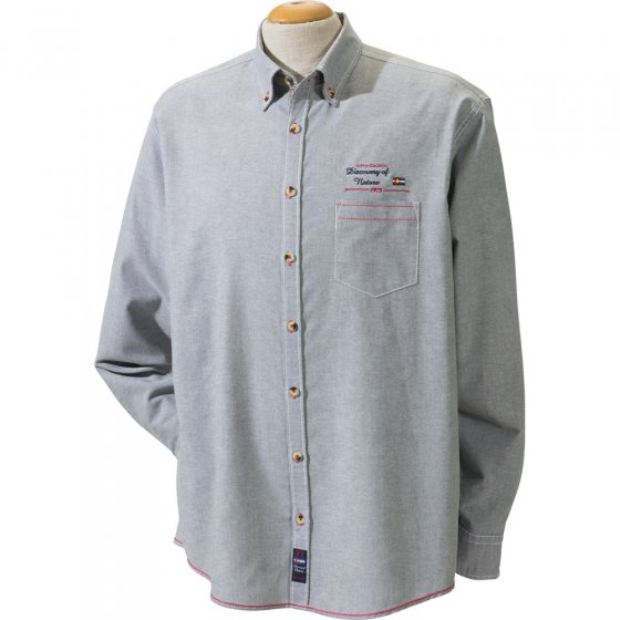 Oxford-Freizeithemd,grau,XL XL | Grau