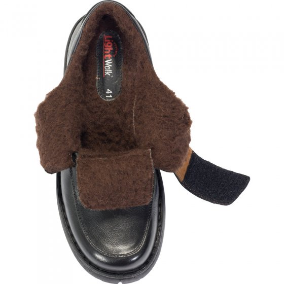 Klettslipper m. Warmfutter,41 41 | Schwarz