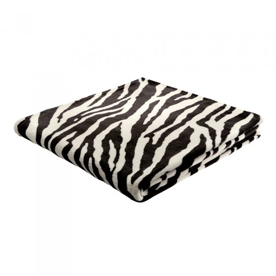 Microfleece-Decke,Ozelot  | Zebra