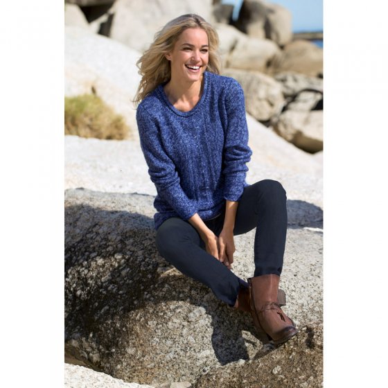 Pullover,blau/melange,50/52 50 | Blau-melange