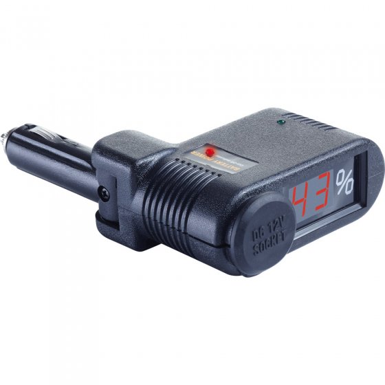 FamilyMall 12-24V LED Zigarettenanzünder KFZ Batterie Tester