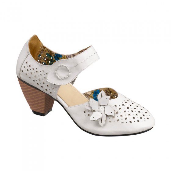 Pumps,Blumenschmuck.Creme,39 39 | Creme