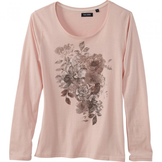 T-Shirt,platzierte Rose,lachs 48 | Lachs