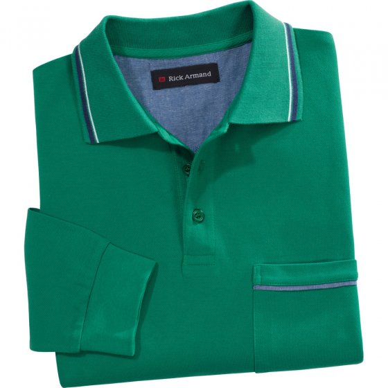 Piqué Poloshirt,SET,L L | Marine#Grün