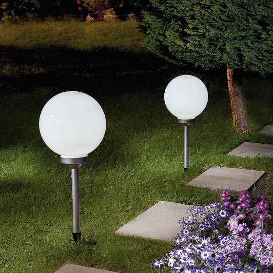 XXL-LED-Solar-Gartenleuchte 