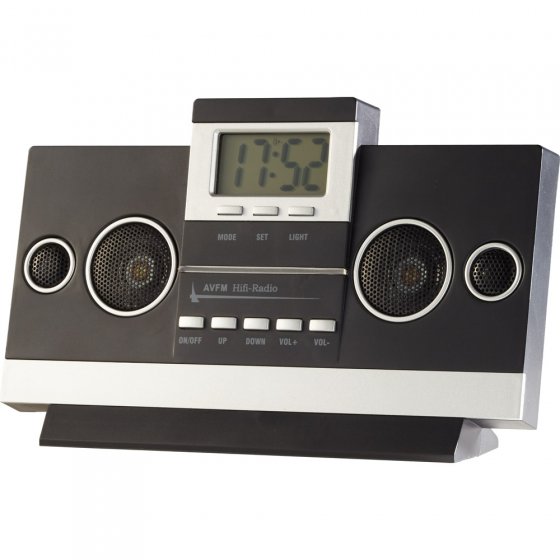 Hifi-Radio mit Uhr