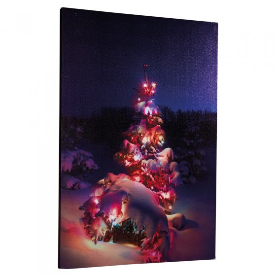 LED-Bild „Weihnachtsbaum" 