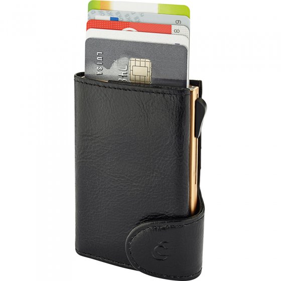 Leder-Kartenbörse mit RFID-Schutz 
