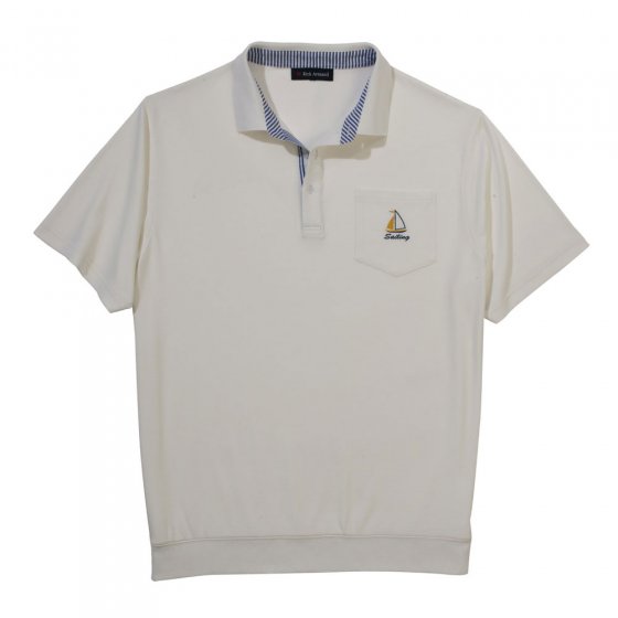 Maritimes Interlock-Shirt,SET 4XL | Marine#Weiß