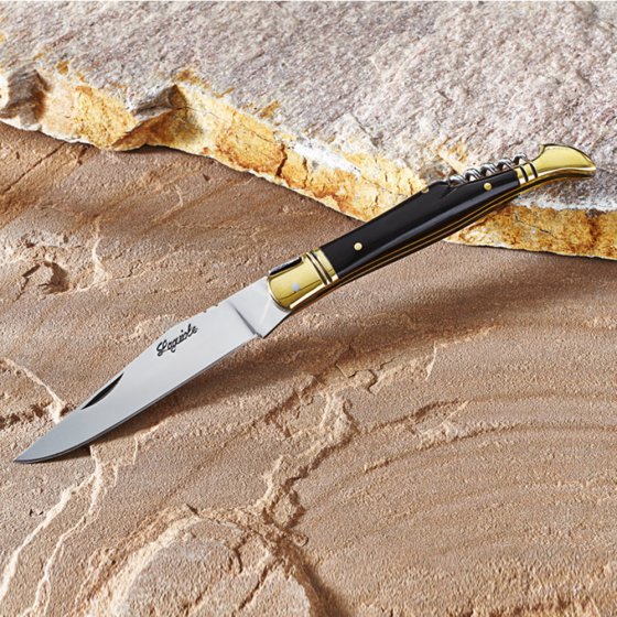 Laguiole-Messer mit Büffelhorngriff 