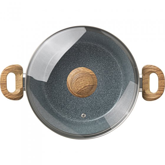Keramik-Koch- und Bratset im Granit-Design 7-tlg. Set