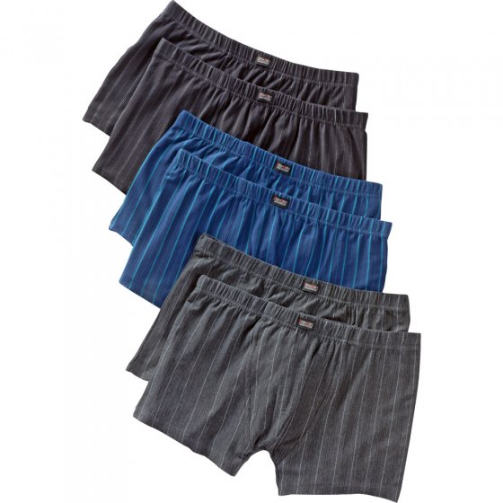 Komfort-Retroshorts 6er-Set 7 | Schwarz#Marine#Anthrazit