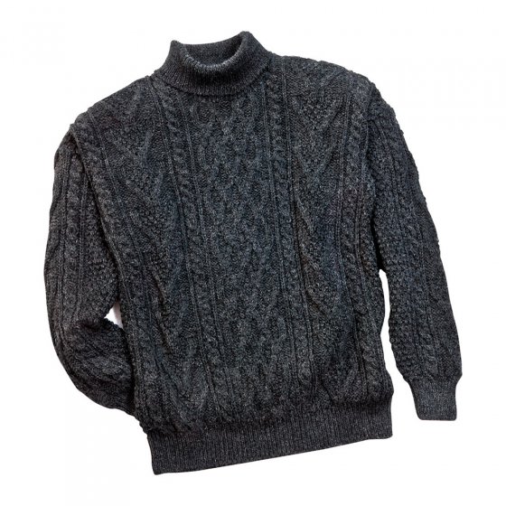 Aran-Rundhalspullover 