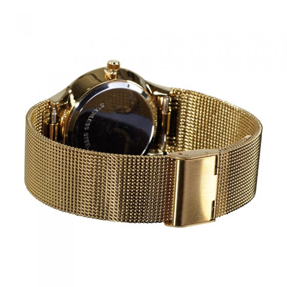 Flache Solar-Armbanduhr „Gold" 