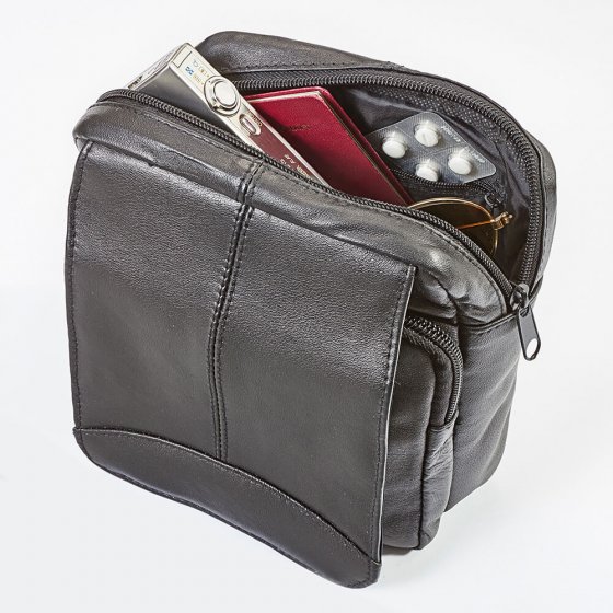 Echtleder-Gürteltasche