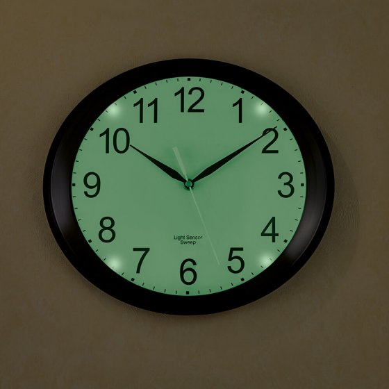 LED-Wanduhr "Ovalis"