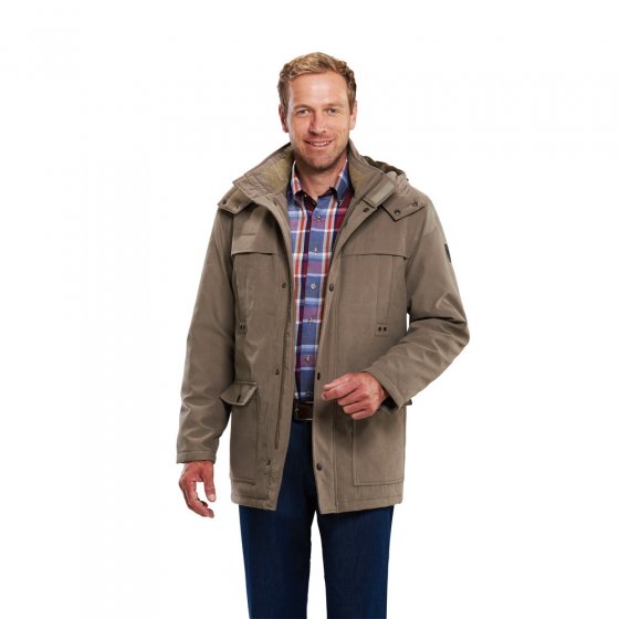 Jacke mit abnehmbarer Kapuze