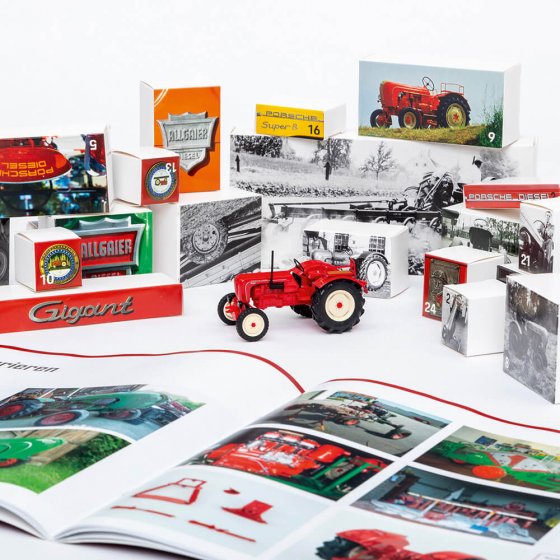 Oldtimer Traktor Adventskalender 