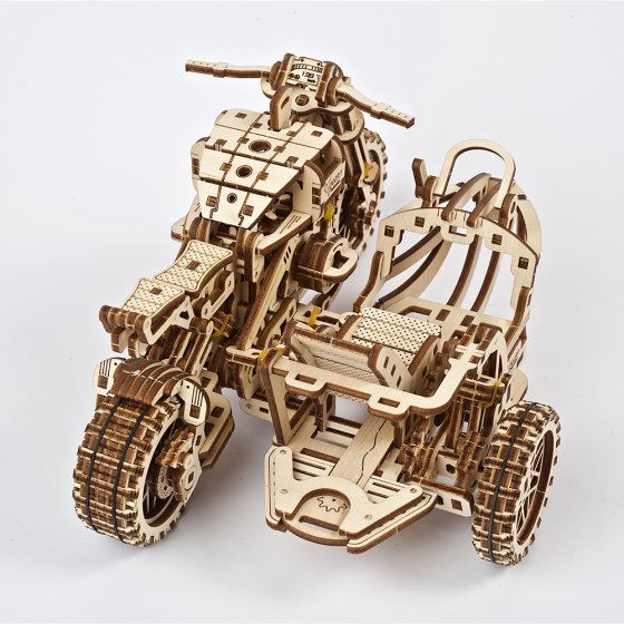 Holzmodell Motocross-Bike