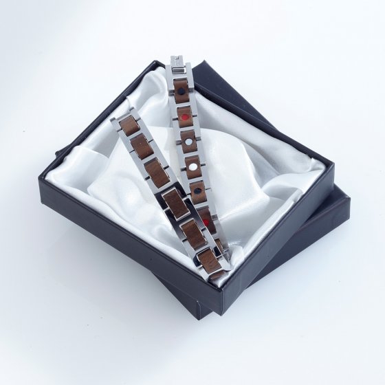 Magnet-Armband mit Holzkern 