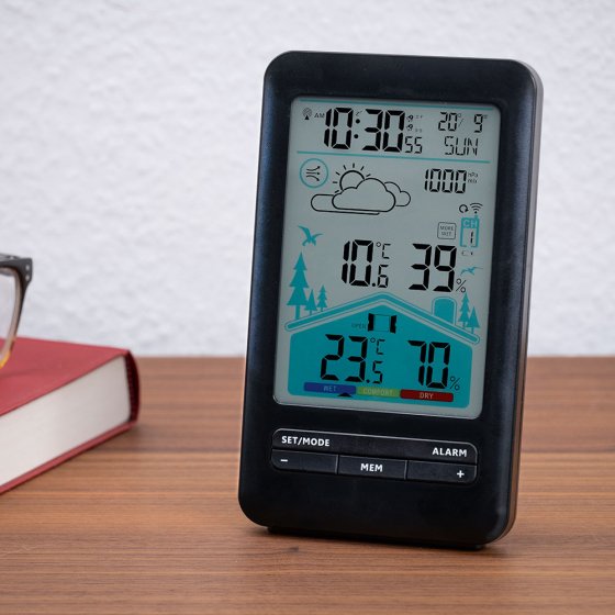 Wetterstation mit Belüftungsempfehlung