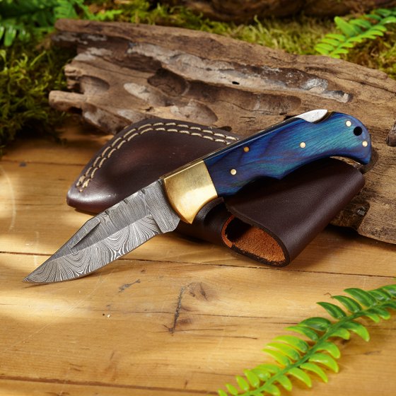 Damastmesser „Royal Blue“