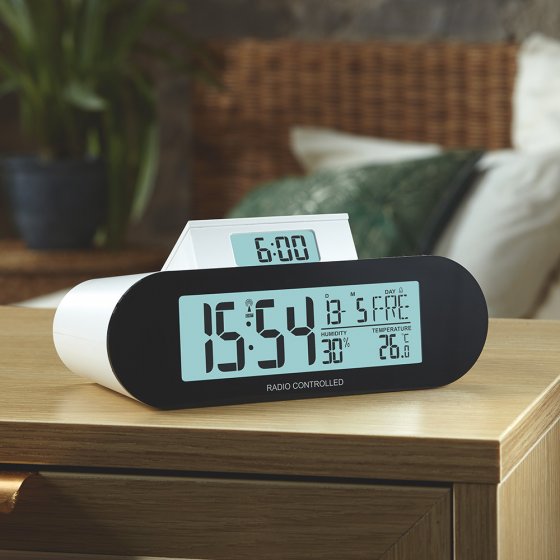 Funkwecker mit „Pop-up”-Display